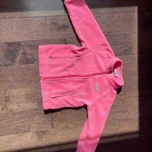 Columbia 3t Pink Fleece Zip-Up Jacket